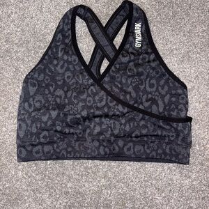Gymshark Black Criss-Cross Sports Bra